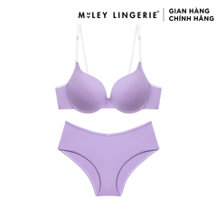 Bộ Đồ Lót Áo Cotton Có Gọng Đệm Vừa Nâng Ngực Và Quần Lưng Chéo Đồng Bộ Miley Lingerie