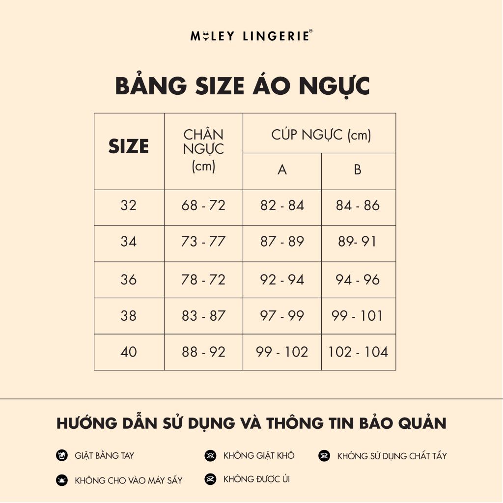 Áo Ngực Cúp Ngang Elegant [BRM02102]