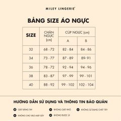 Áo Ngực Cúp Ngang Elegant [BRM02102]