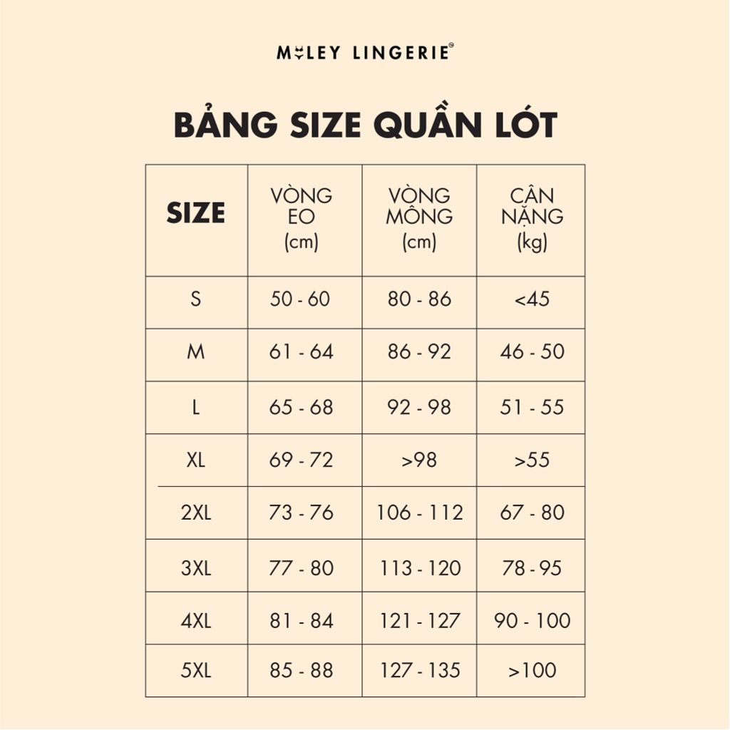 Quần Lót Cạp Chéo Vải Sợi Thiên Nhiên Bamboo Thoáng Mát Miley Lingerie