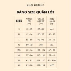 Combo 5 Quần Lót Nữ Viền Lưng Miley Vải Sợi Thiên Nhiên Cao Cấp BAMBOO Miley Lingerie FBS0101