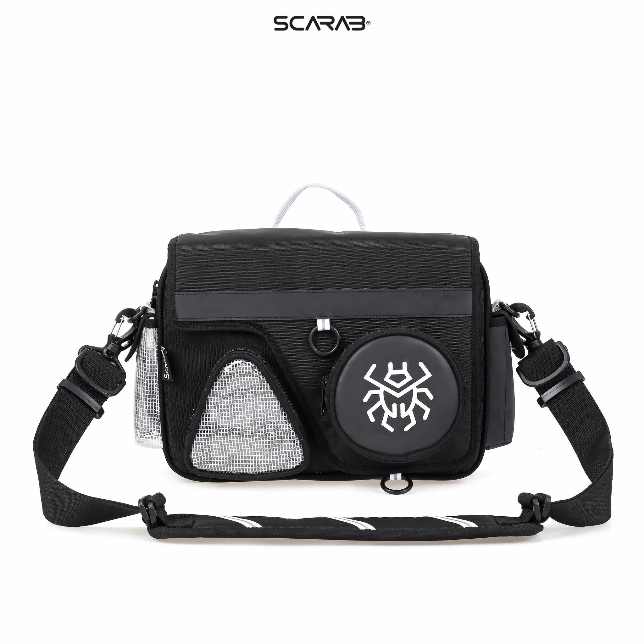 SOLID™ REFLECTIVE MESSENGER BAG