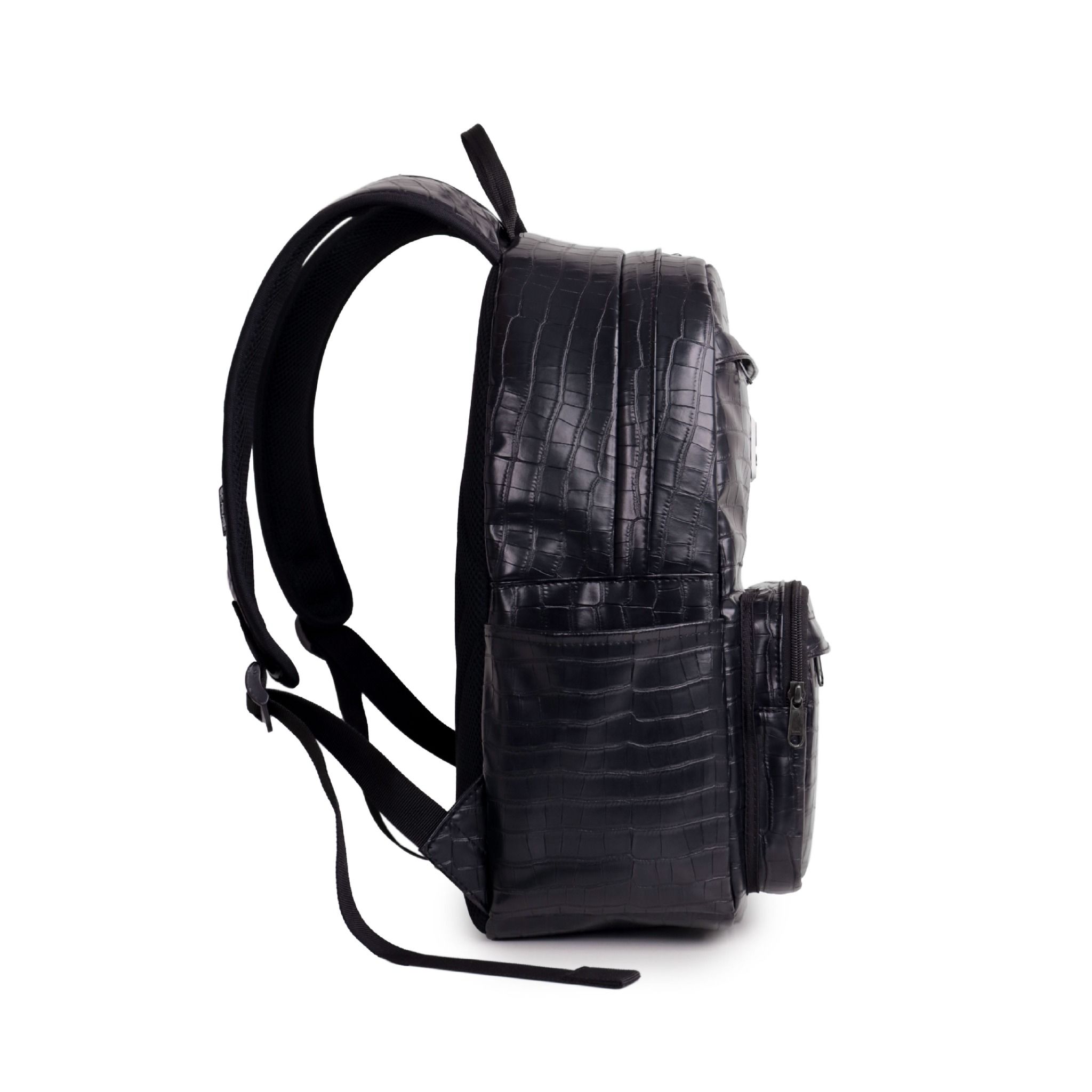  Multi Leather Backpack - Alligator 