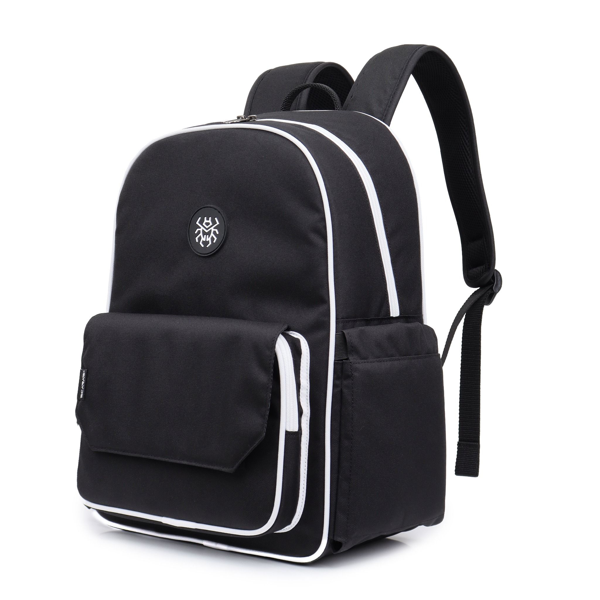  Daypack Backpack - Black White 