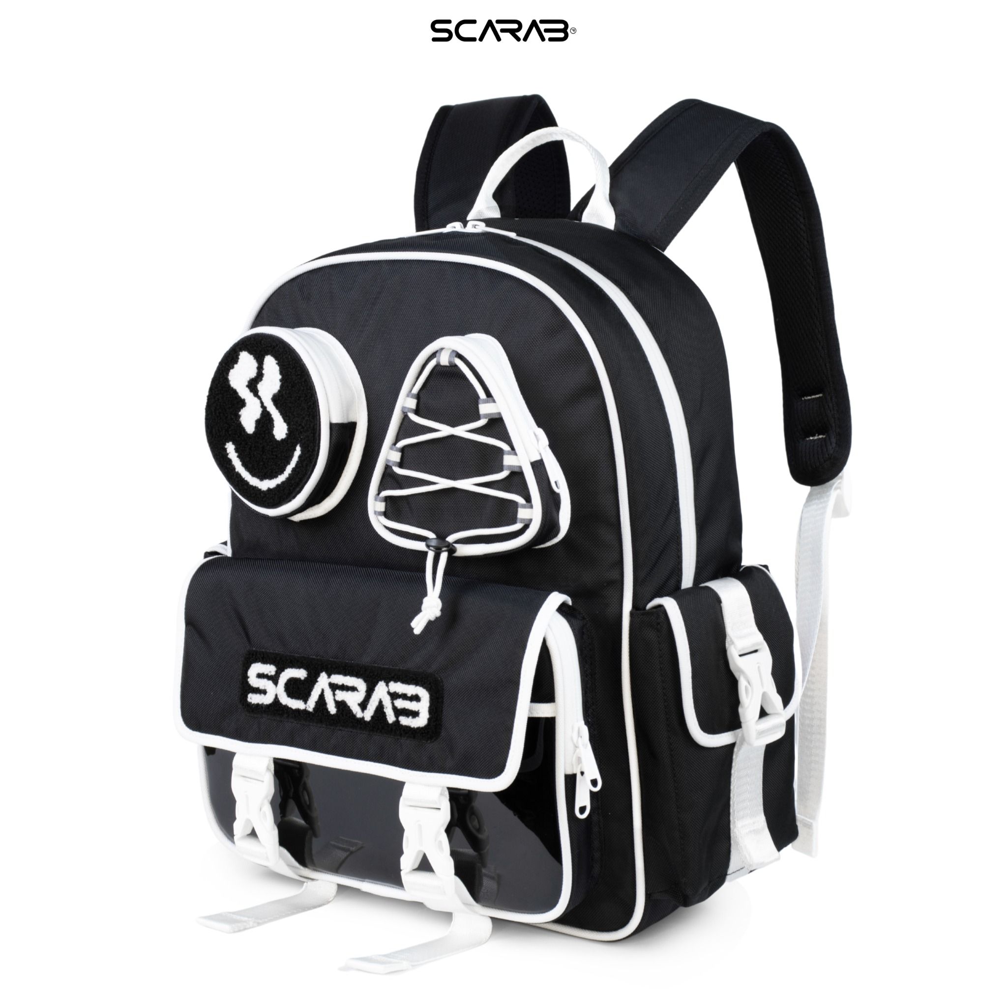 SHAPES BACKPACK SS2 - BLACK WHITE