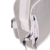 Scarab Daypack Shoulder Bag - Pale Silver