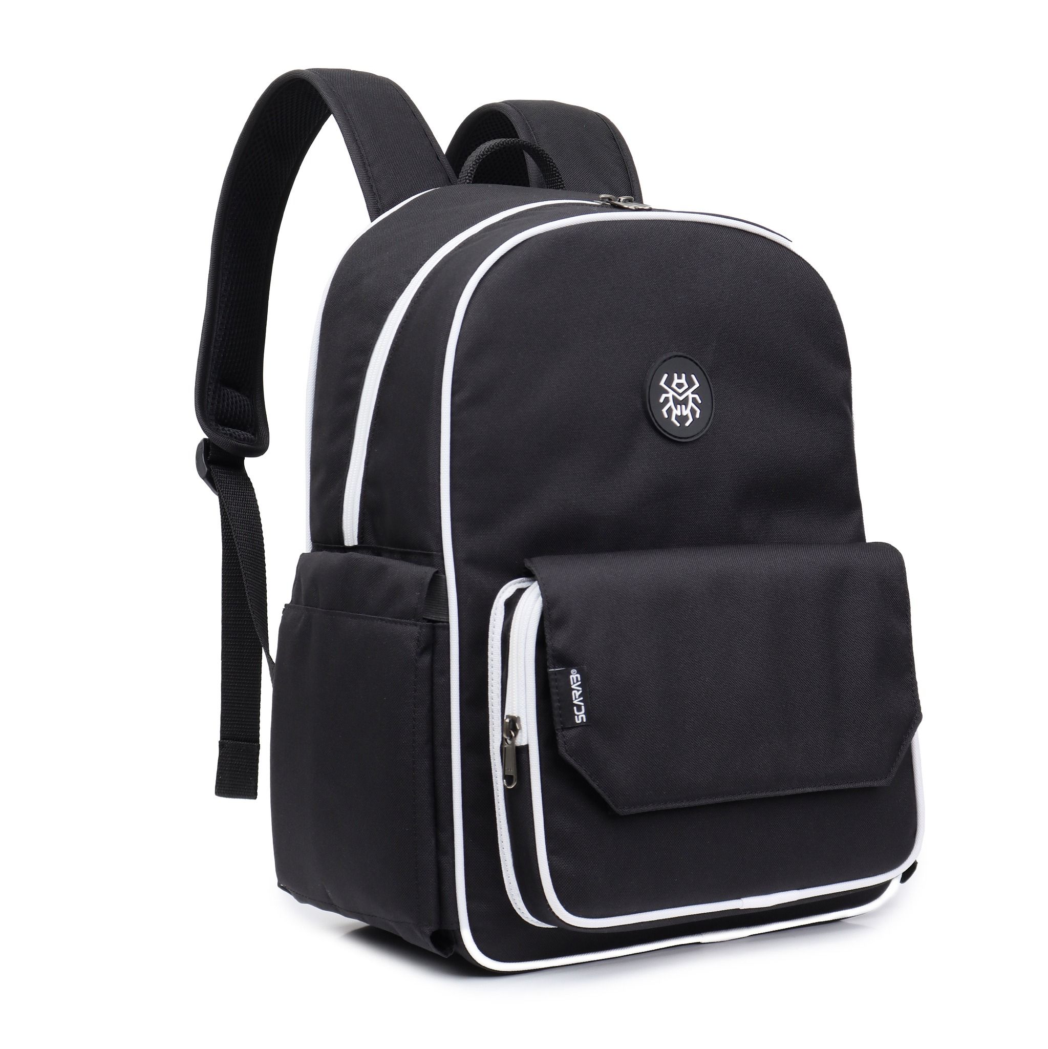  Daypack Backpack - Black White 