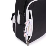 Scarab Daypack Shoulder Bag - Black White