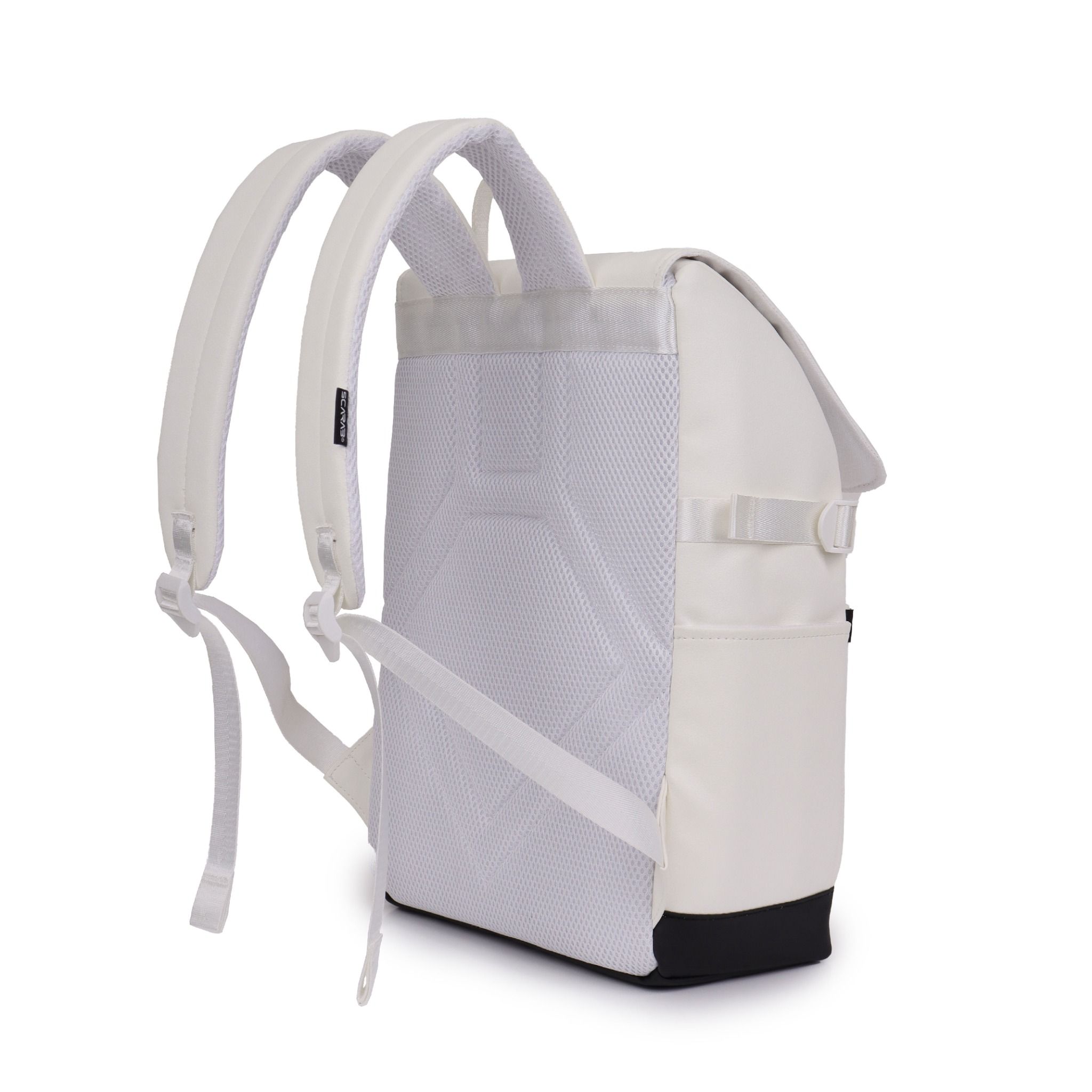  Urban Leather Backpack - White 