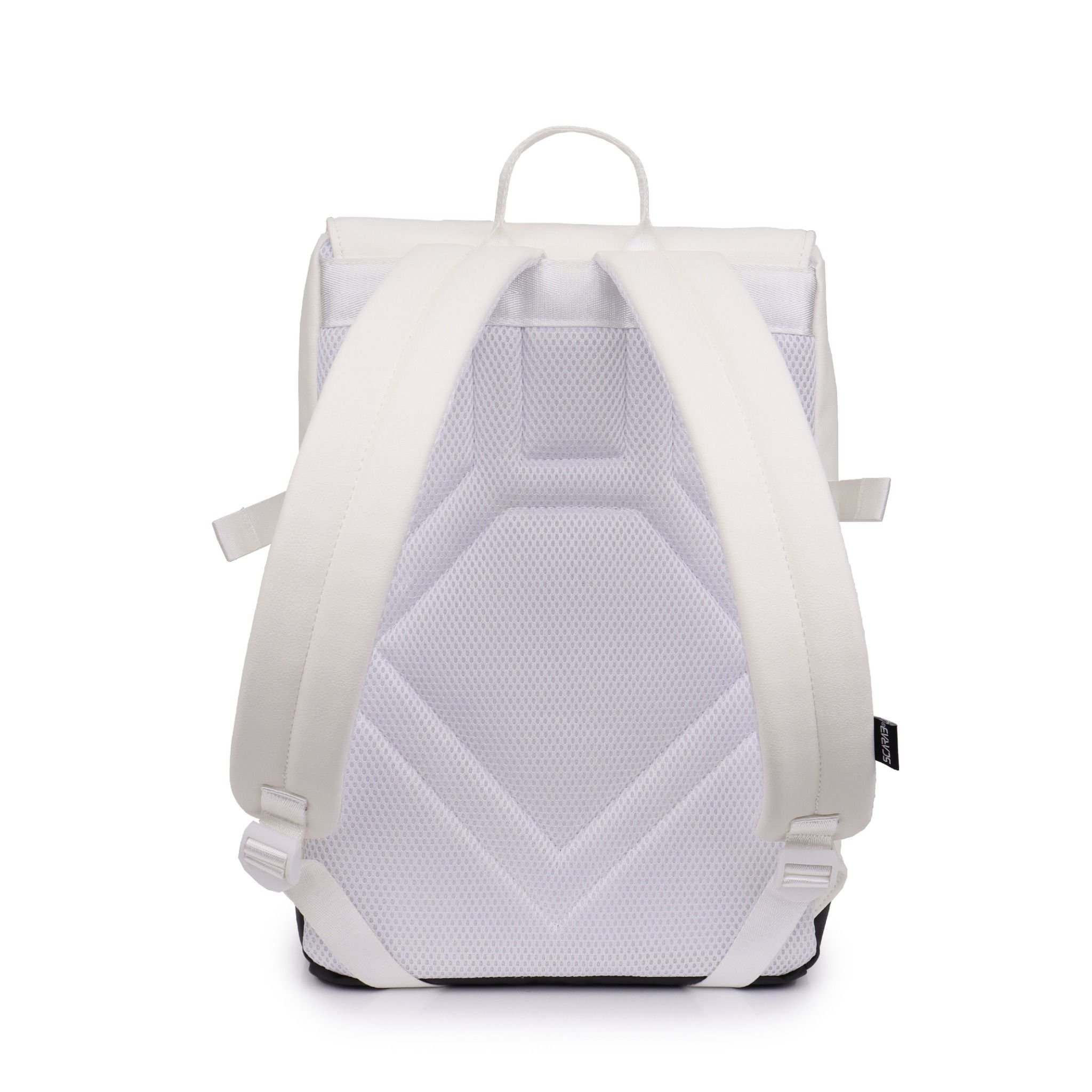  Urban Leather Backpack - White 