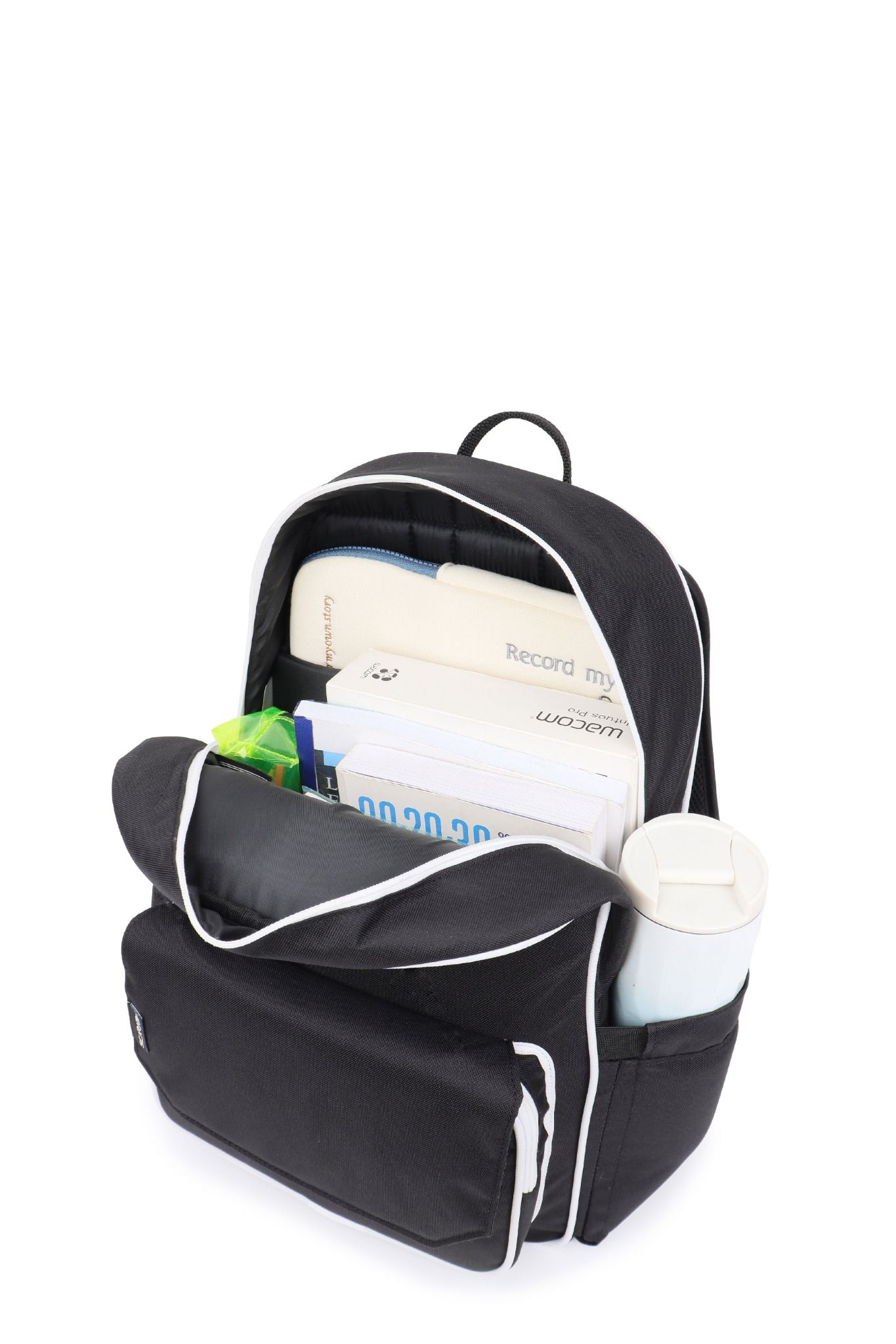  Daypack Backpack - Black White 