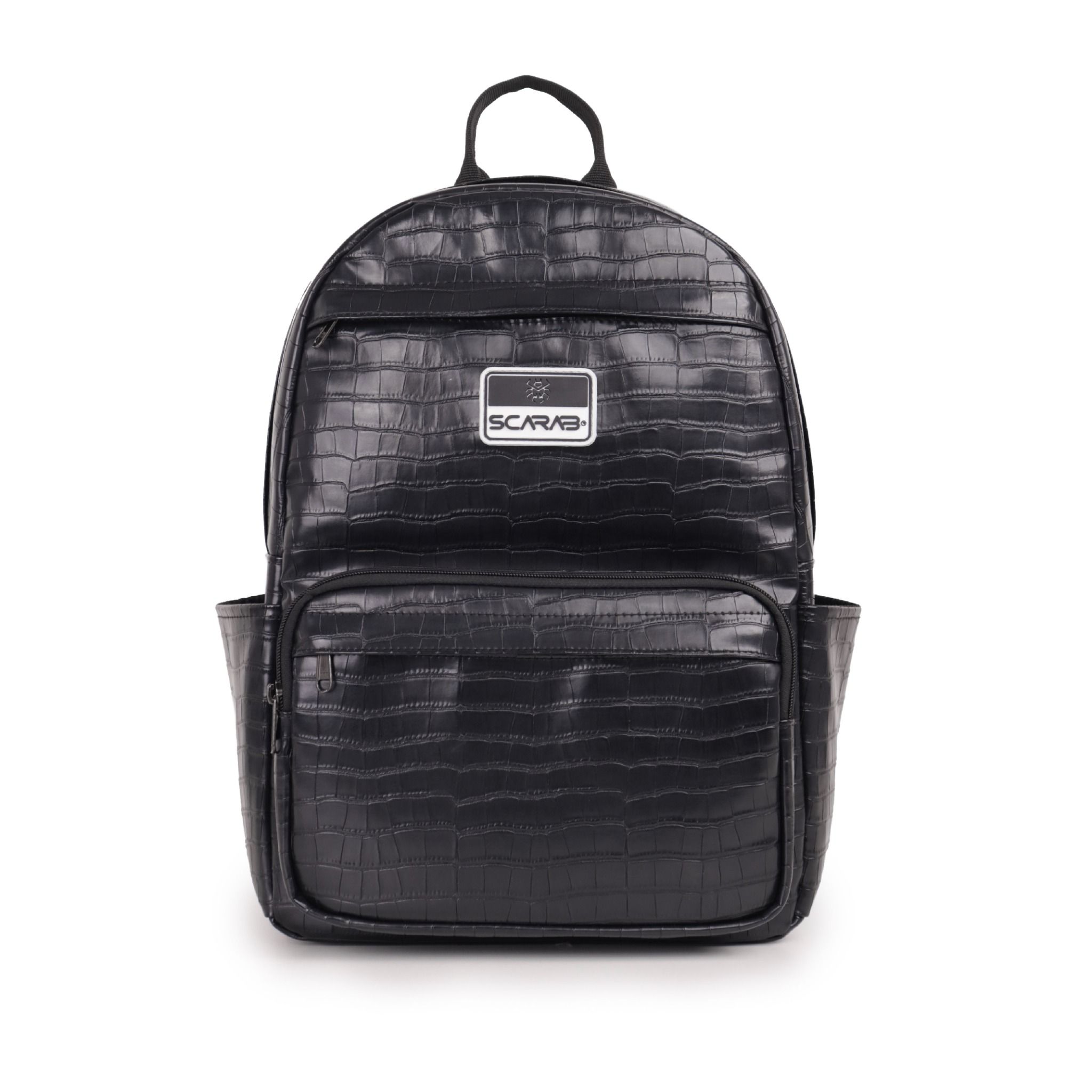  Multi Leather Backpack - Alligator 