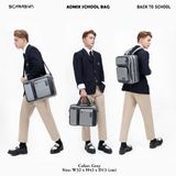 Admix School Bag - Grey