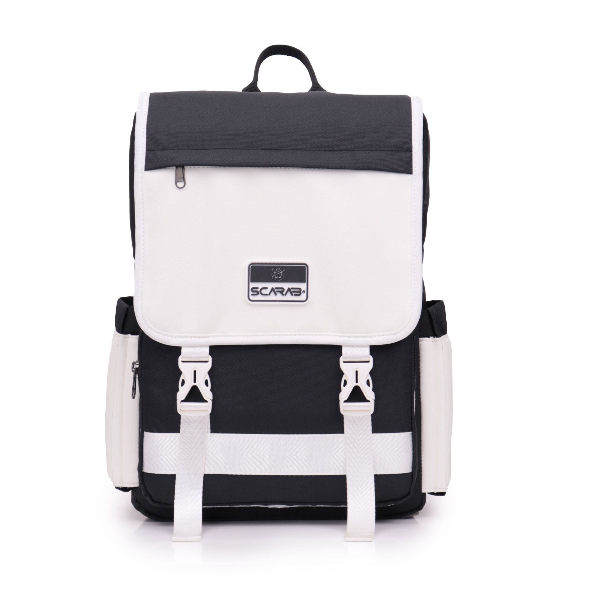  Tetris Backpack - White Leather 