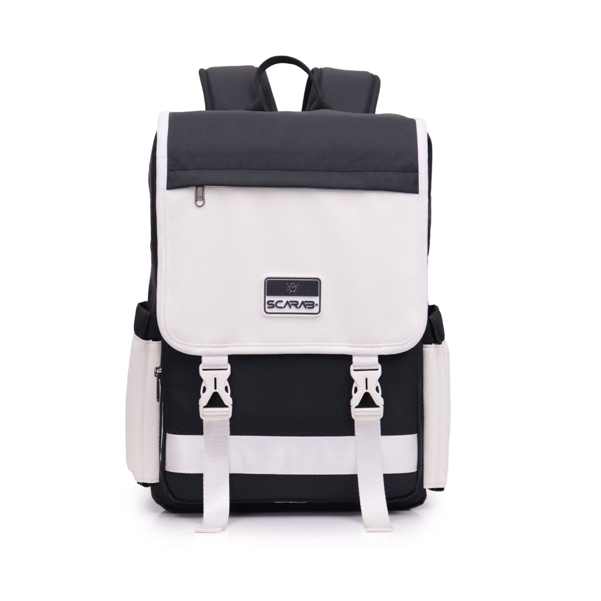  Tetris Backpack - White Leather 