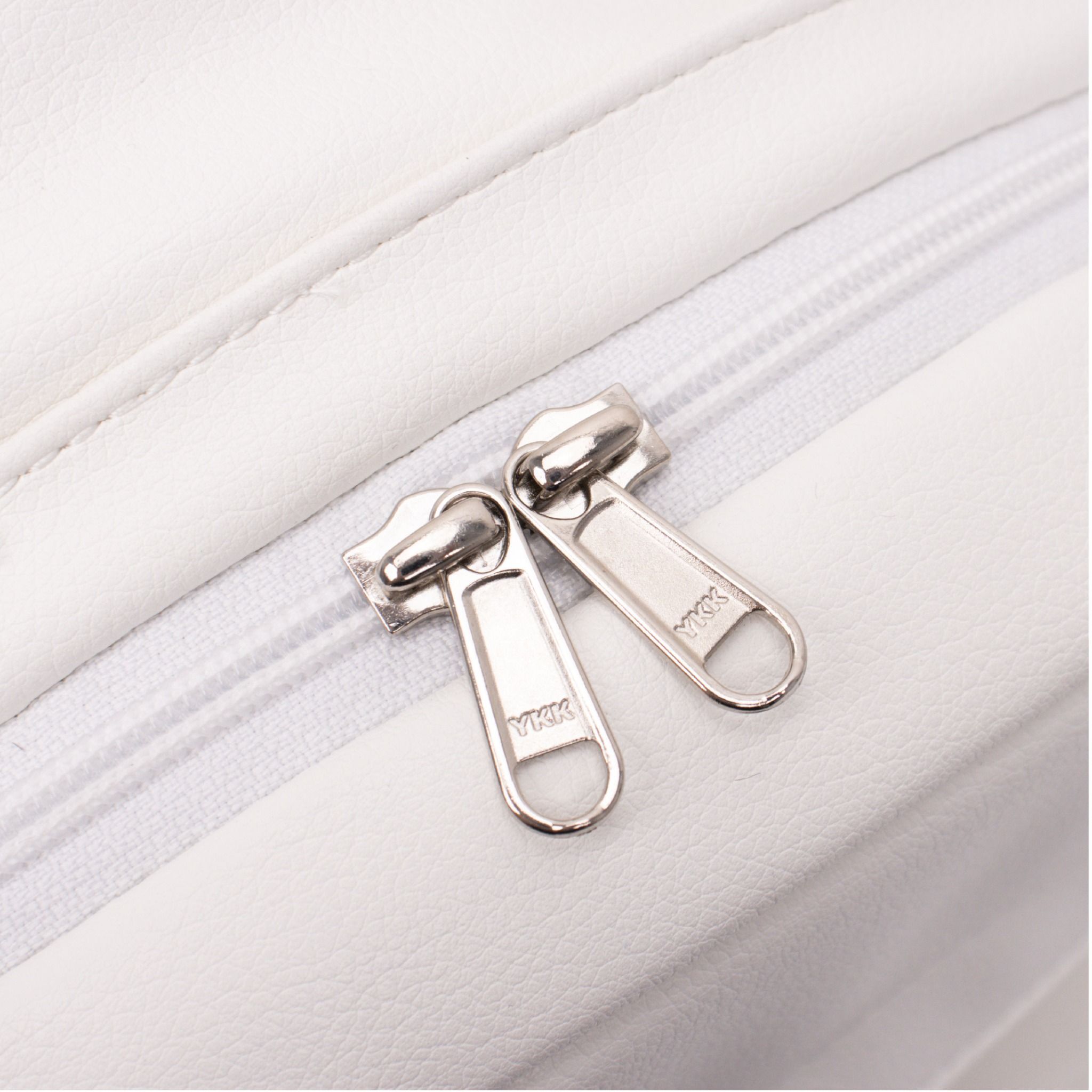  Multi Leather Backpack - White 