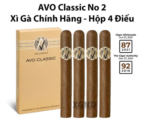 Cigar AVO Classic No 2 - Xì Gà Chính Hãng