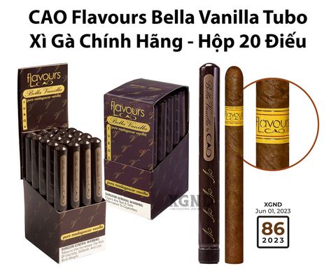 Cigar CAO Flavours Bella Vanilla Tubo - Xì Gà Chính Hãng