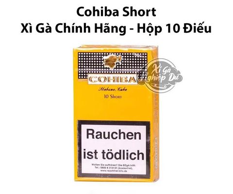 Cigar Cohiba Short - Xì gà Cuba Chính Hãng