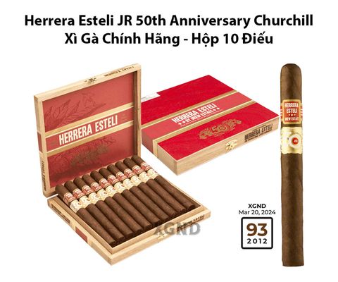 Cigar Herrera Esteli JR 50th Anniversary Churchill - Xì Gà Chính Hãng