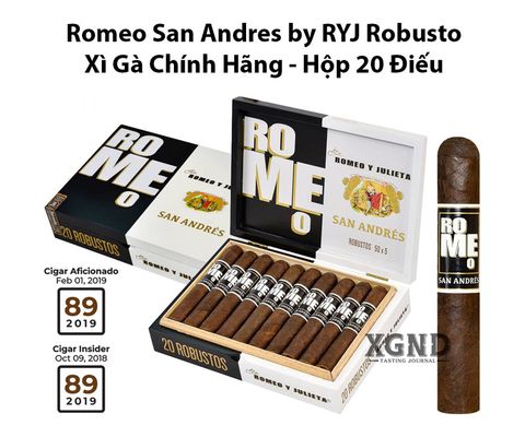 Cigar Romeo San Andres by Romeo y Julieta Robusto - Xì Gà Chính Hãng