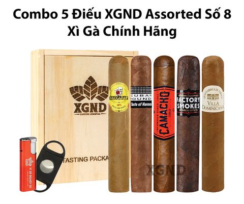 Combo 5 Điếu XGND Assorted Số 8 Chính Hãng