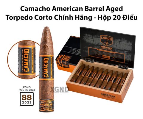 Cigar Camacho American Barrel Aged Torpedo Corto - Xì Gà Chính Hãng