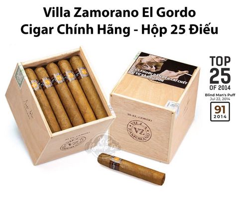 Cigar Villa Zamorano El Gordo - Xì gà Honduras Chính hãng