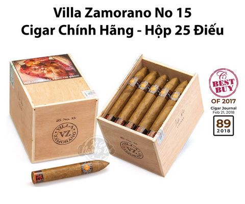 Cigar Villa Zamorano No 15 - Xì Gà Honduras Chính hãng