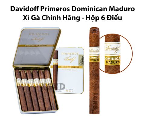 Cigar Davidoff Primeros Dominican Maduro - Xì Gà Dominica Chính hãng