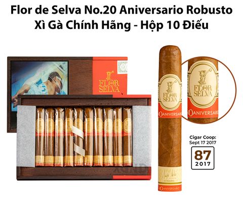 Cigar Flor de Selva No 20 Robusto - Xì Gà Chính Hãng