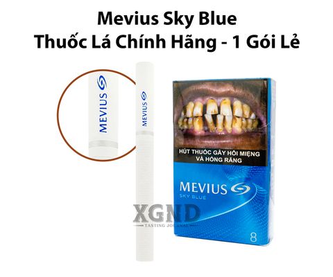 Thuốc Lá Mevius 8 Sky Blue - Thuốc Lá Chính Hãng