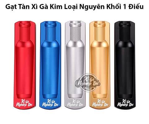 Gạt Tàn Xì Gà Đơn Kim Loại Nguyên Khối - Gạt Tàn Cigar Cho 1 Người