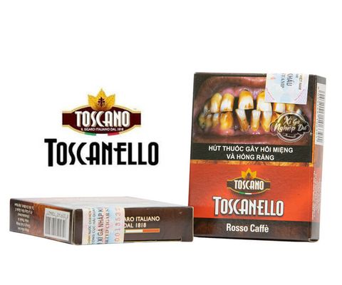 Cigar Mini Toscano Toscanello Rosso Caffè - Xì Gà Sữa Chính Hãng