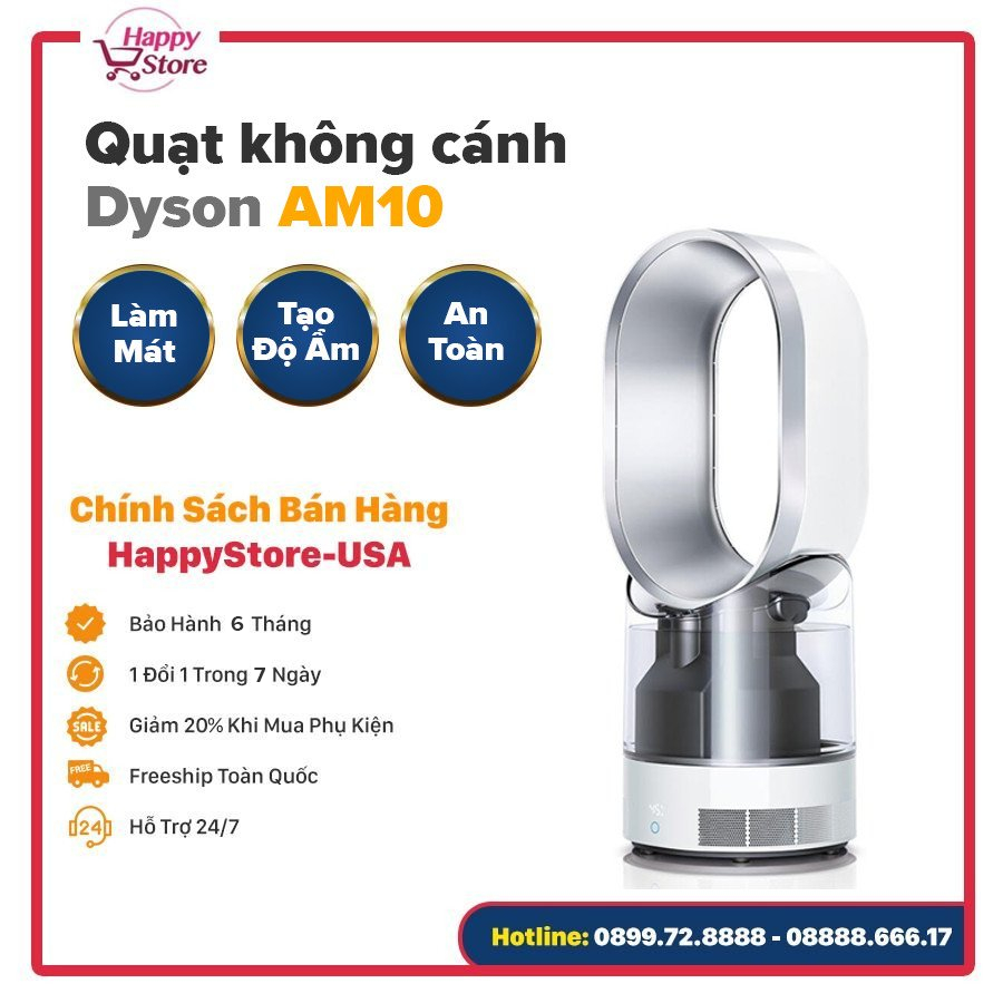 Quạt bù ẩm & diệt khuẩn Dyson AM10: Sang trọng - An toàn