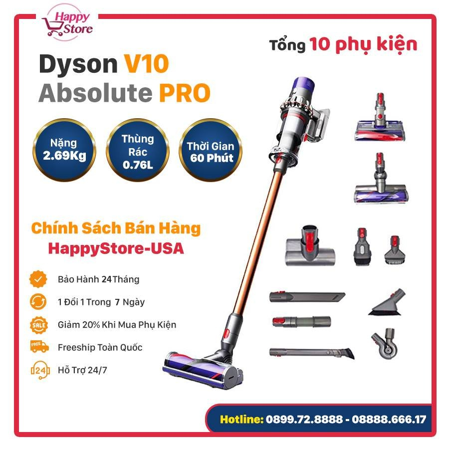 Máy hút bụi Dyson V10 Absolute Pro