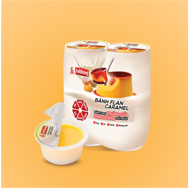  Bánh Flan Caramel Truyền Thống Ánh Hồng 54g 