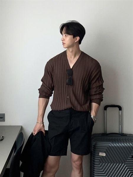 MK Cardigan Vải Gân ASCLO