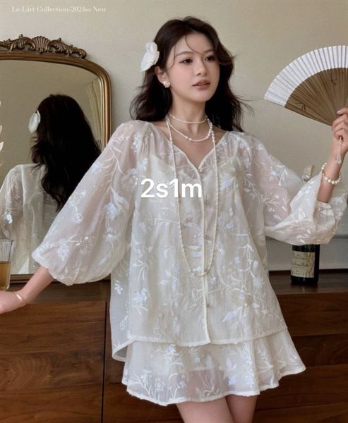 SMDTN cúc ngọc đính cườm hoa (LL6544)