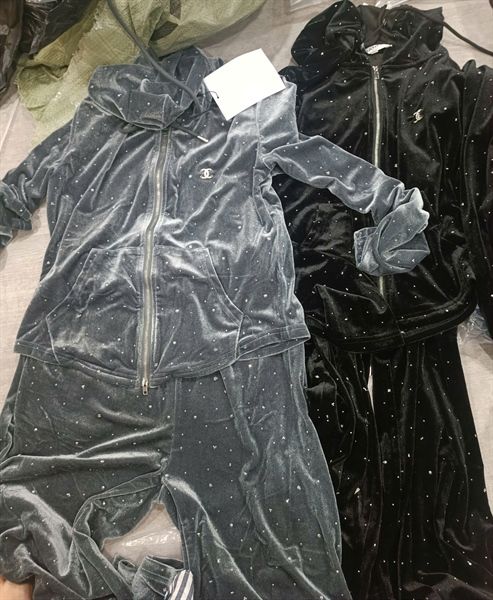 Set C nhung đính đá ak mũ quần dài