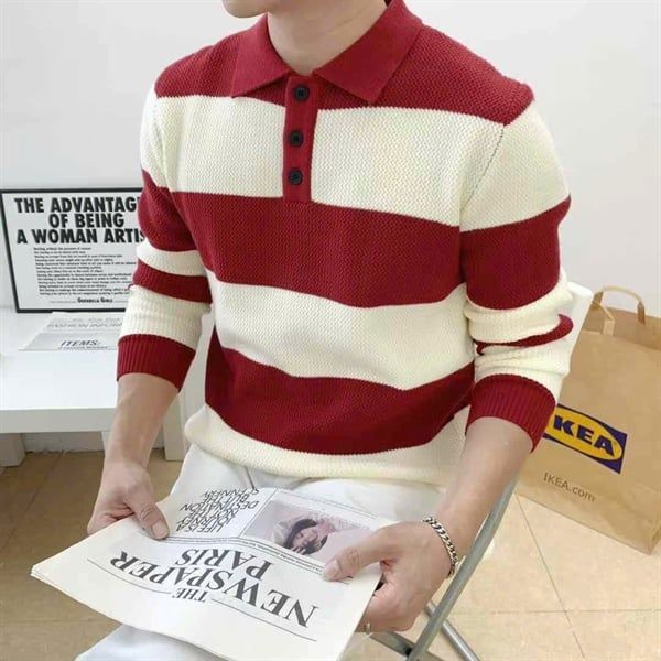 MK Polo QC 765 Kẻ Ngang To