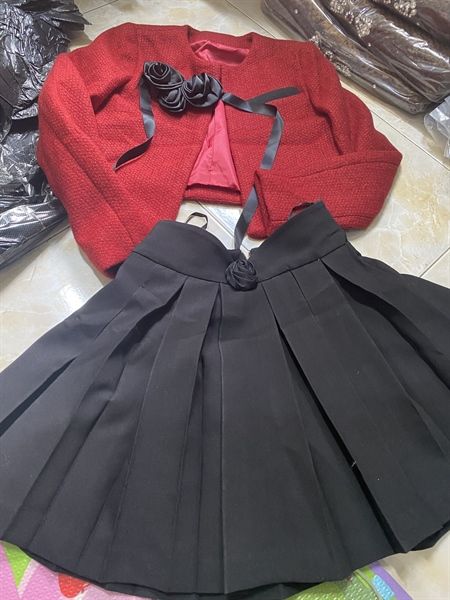 Set dạ ak cvn đính hoa