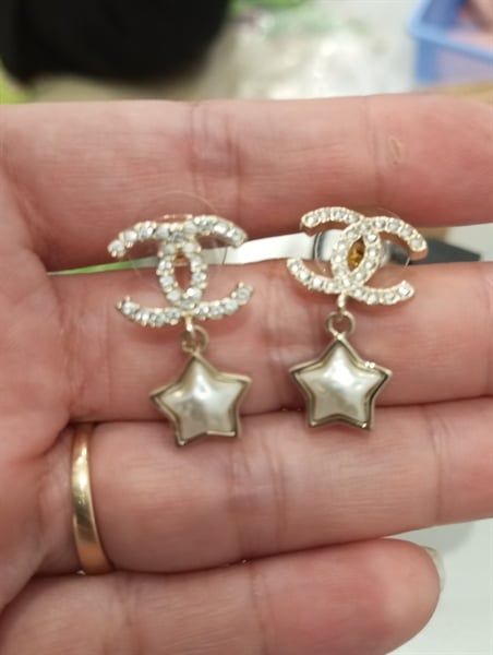 KT C chữ X đá sao trắng rủ
