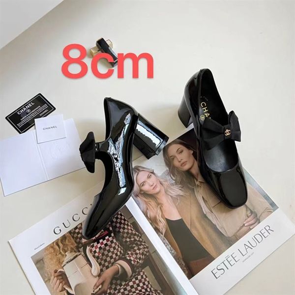 Guốc C mũi vuông nơ 8p