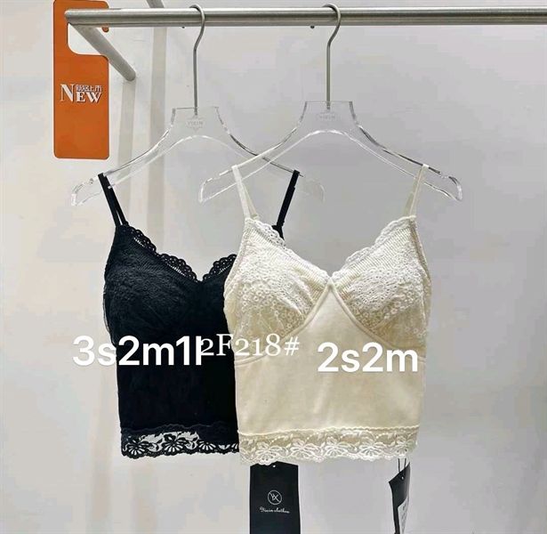 Áo bra nhung phối ren lỗ (2F128)