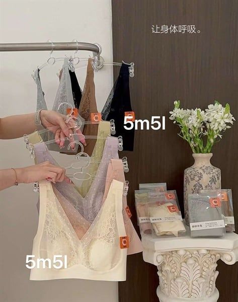 Áo lót ren hoa lưới ( hộp trong)