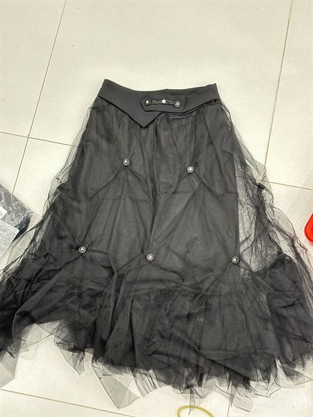 CVD AE phối voan đính chữ