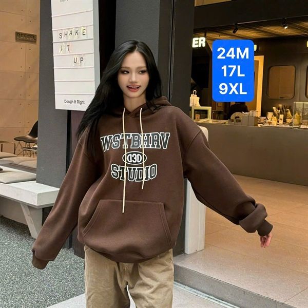 MK Hoodie QC 86056 Chữ Ngực