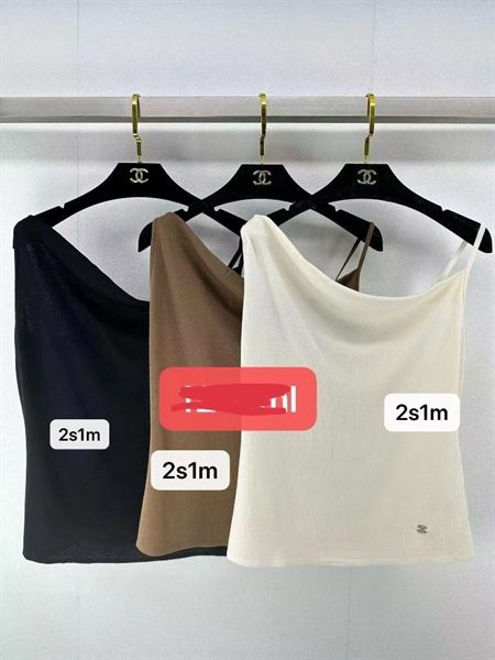 Áo 2 dây len C cổ đổ (*)