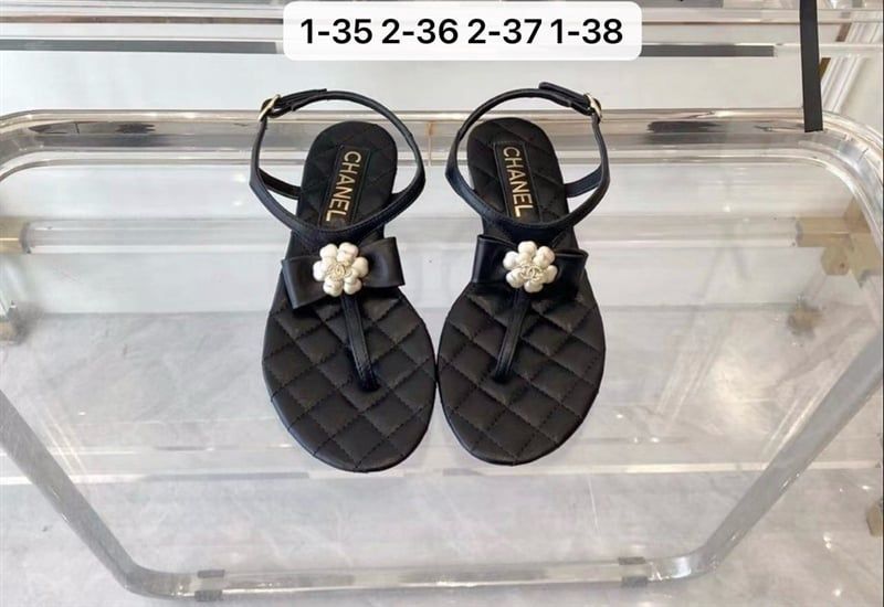 Sandal C đính tag hoa (*)